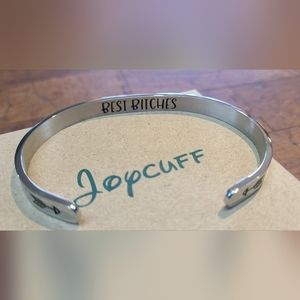 Best Bitches Bracelet Joycuff Hidden Message Stainless Steel